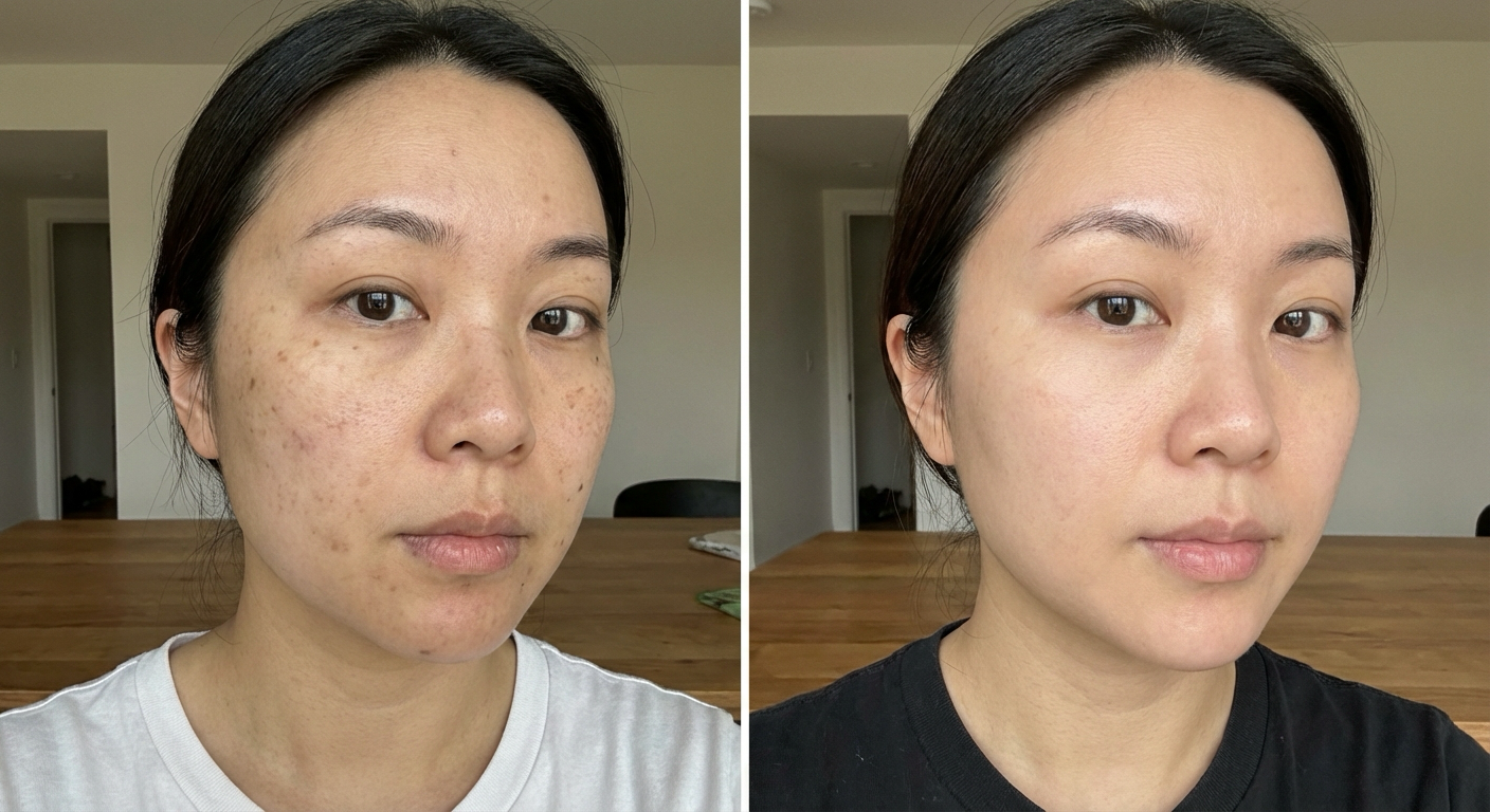 VI Peel Before and After - Acne Scarring Results